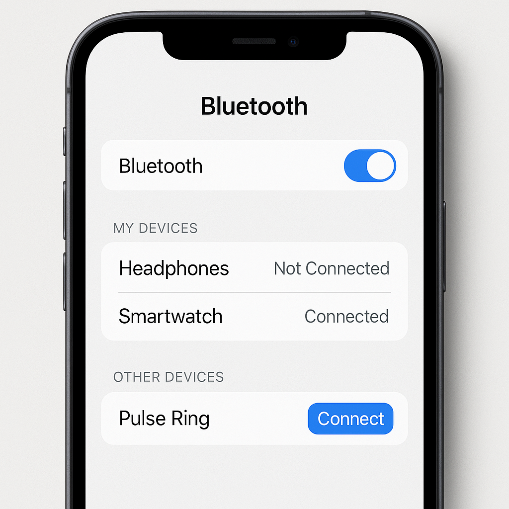 Connect via Bluetooth